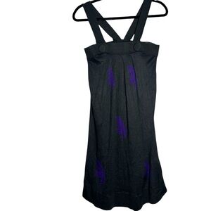 Industry Wool Blend Pinafore Overall Dungaree Jumper Knit Dress, size S